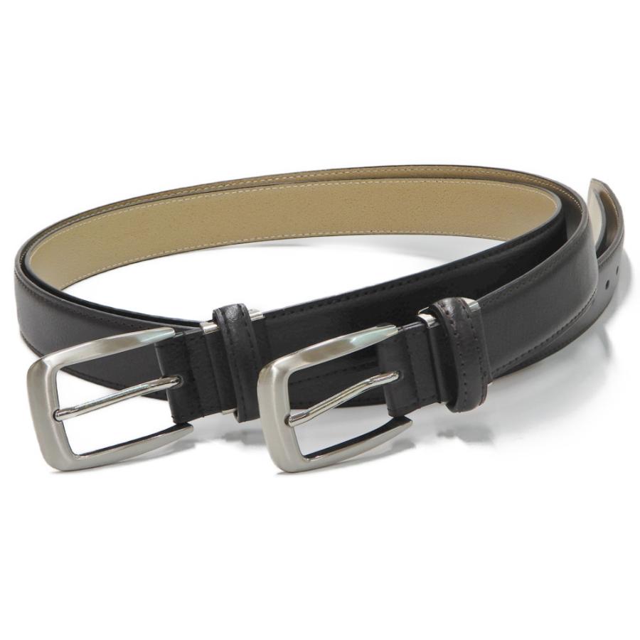 ベルト メンズ 牛革 本革 革 Mr.JUNKO ビジネスベルト ピンタイプ 32mm