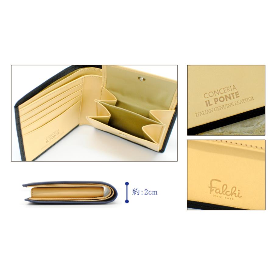 Falchi New York（ファルチニューヨーク） 財布 メンズ 牛革 本革 革