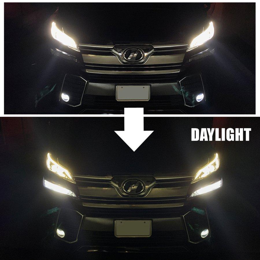 エスクァイア 後期 LED デイライト ウィンカー キット 抵抗器付き