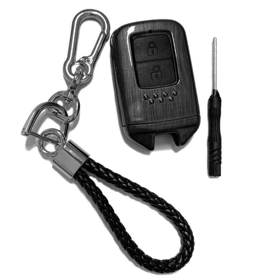 大特価セール】ホンダ スマートキー ケース カバー 2ボタン ヘアライン