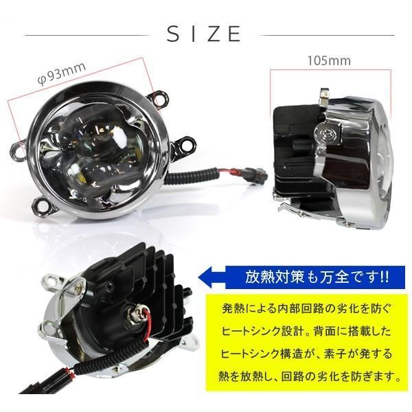 トヨタ車　汎用　6000K　LEDフォグランプ  4インチ  CREE製 左右セット　TOYOTA｜beltaworks｜03