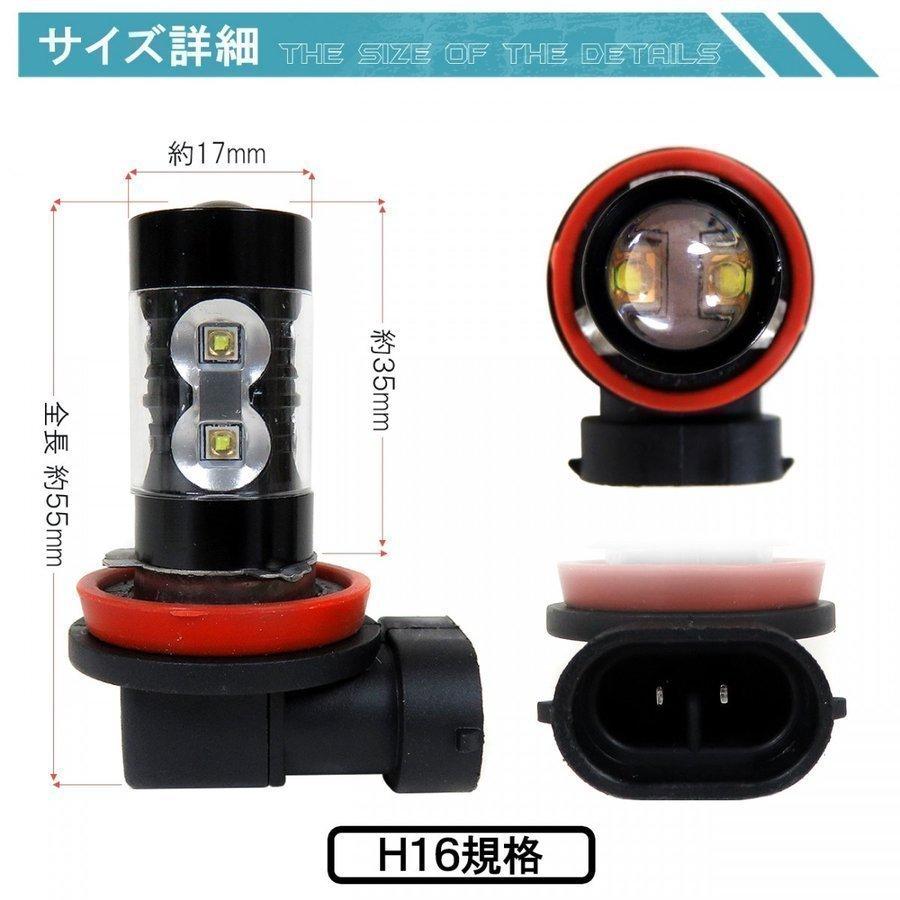 タント LA600S LA610S ダイハツ パーツ H16 ledフォグランプ 爆光