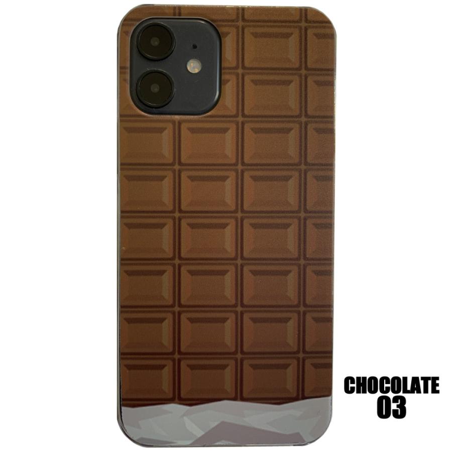 iPhone ケース チョコ柄 iPhone12 mini Pro Max クリア カバー
