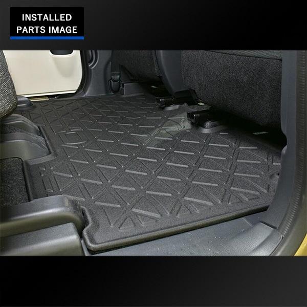 シエンタ フロアマット 3D ラバーマット セカンド マット 2列目 後部