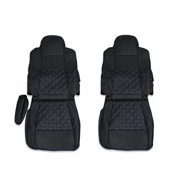 シートカバー　ファイブスターギガ　ブラック　新品 いすゞ ファイブスター ギガ シートカバー 運転席 助手席 セット 汚れ