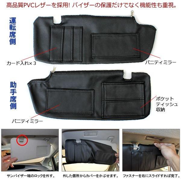 プリウス 30系 前期 後期 サンバイザーカバー サンシェード バイザー