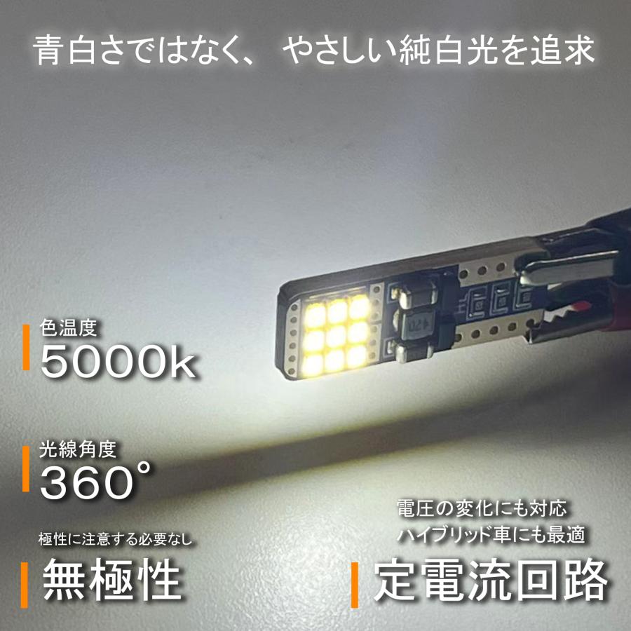 タフト LA900S LA910S LED ルームランプ セット T10 薄型 フラット