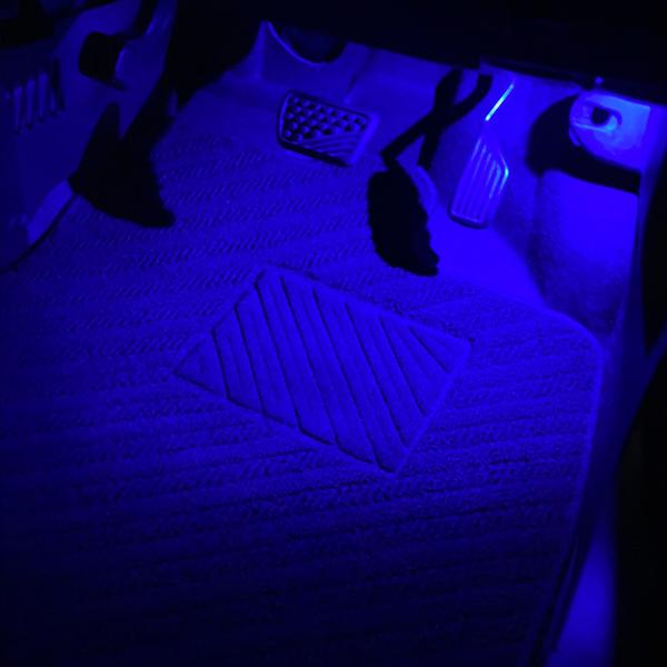 プリウスα 40系 カスタム パーツ LED 室内 フットランプ インナーランプ グローブボックス 全5色 3個セット 3chip SMD｜beltaworks｜09