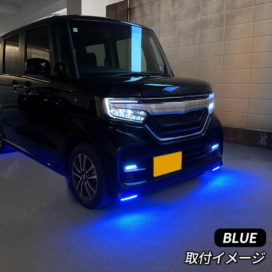 NBOX カスタム JF3 JF4 デイライト LED ブルー ホワイト 車 防水