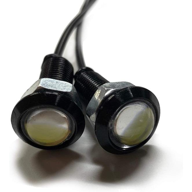 LED デイライト 防水 ボルト型 ホワイト ブルー 車 1.5W カー用 品