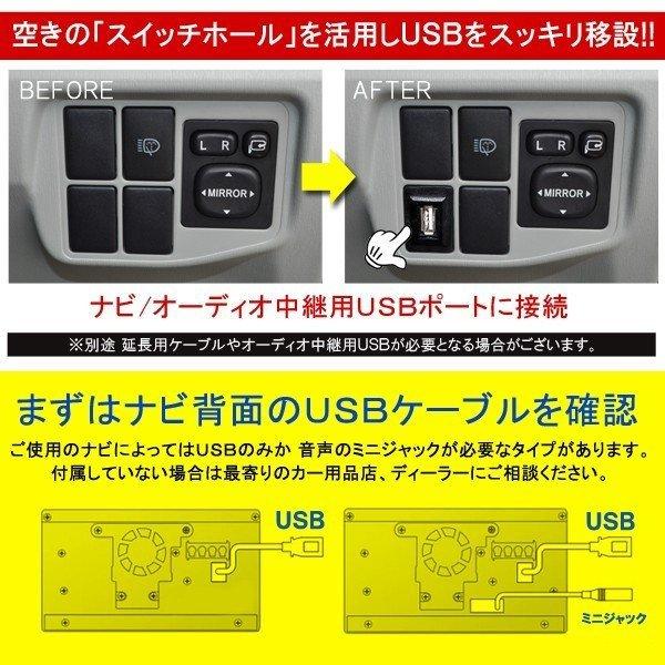 NBOX+ カスタム USBポート 車 増設 埋め込み USB充電器｜beltaworks｜03