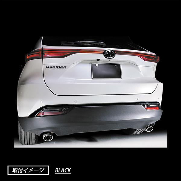 ハリアー トヨタ リアバンパーモールディングパネル パネル ブラック
