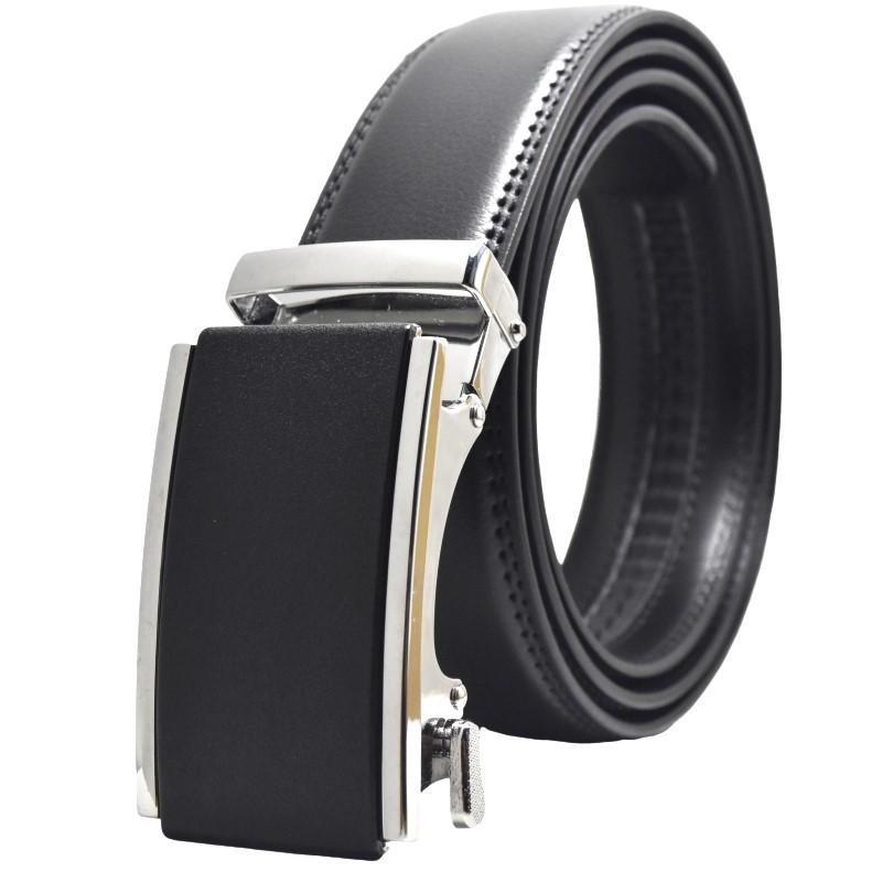 ベルトメンズ 本革 オートロック 穴なし 良質な牛革使用 大きいサイズ