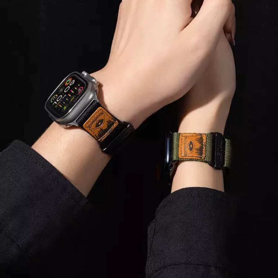 Apple Watch アップルウォッチ バンド ベルト ナイロン メンズ