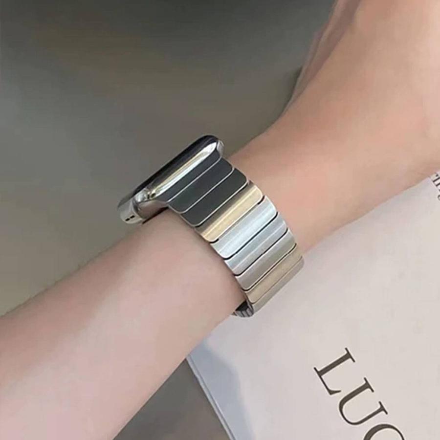 全シリーズ対応 アップルウォッチ Apple Watch バンド ステンレススチールバンブーバンド BELTIES ベルティーズ 38mm 40mm 41mm 42mm 44mm 45mm 46mm 49mmの画像