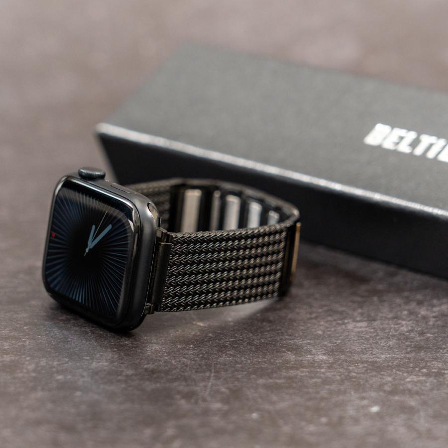 全シリーズ対応 アップルウォッチ バンド Apple Watch マグネットメッシュステンレスバンド BELTIES ベルティーズ 38mm 40mm 41mm 42mm 44mm 45mm 46mm 49mmの画像