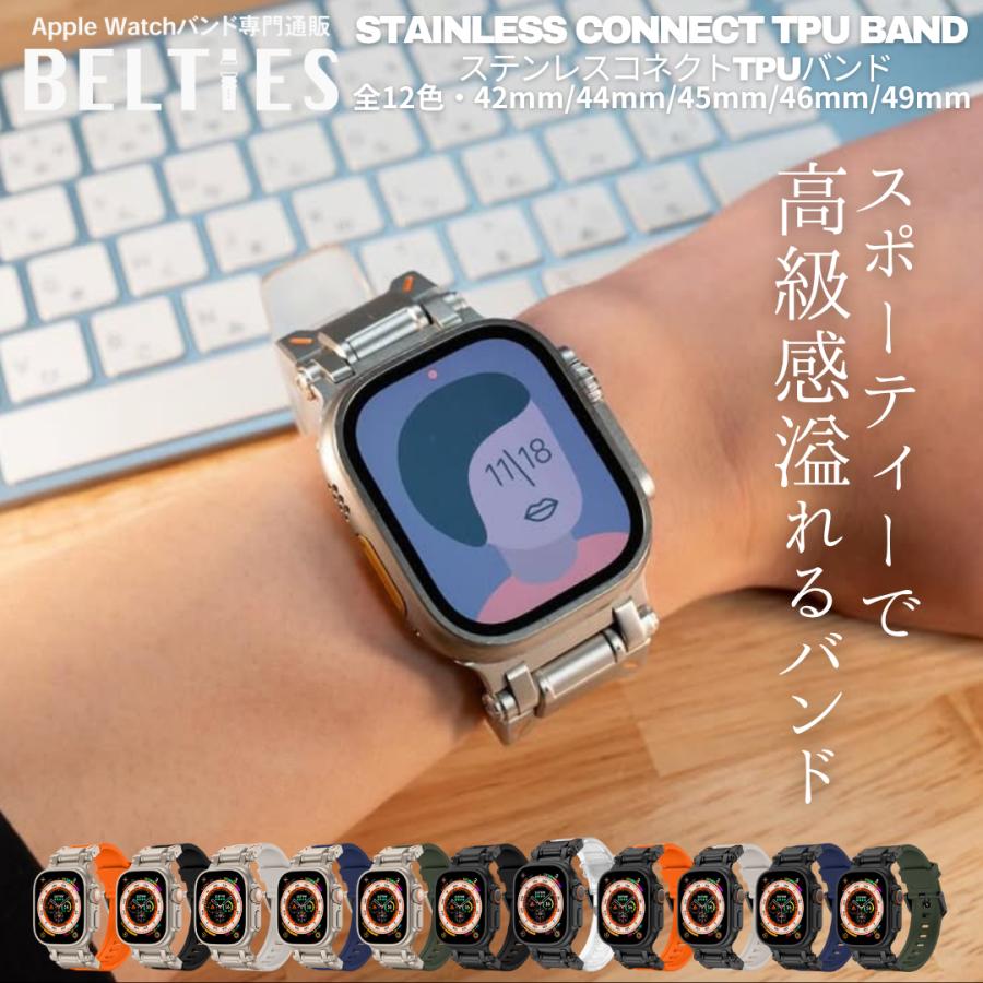 Apple Watch BELTIES ベルティーズ アップルウォッチ バンド クリア