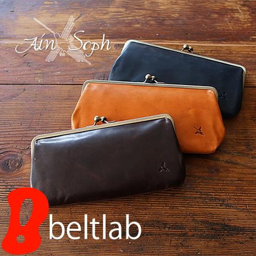 がま口財布 長財布 財布 レディース スマート 軽い 革財布 ホースレザー 馬革 アインソフ Ain Soph Da1237 Pyp Blas0130 ベルト専門店ベルトラボ Yahoo 店 通販 Yahoo ショッピング