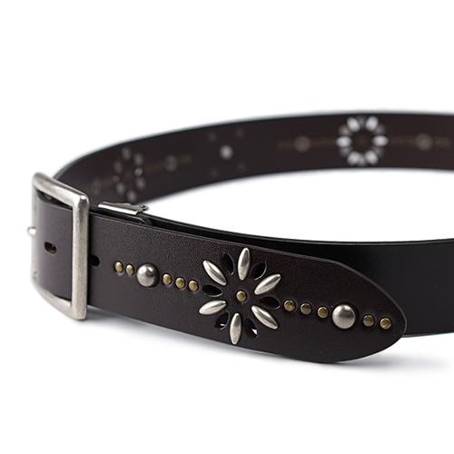 ベルト メンズ カジュアル レディース 本革 スタッズベルト おしゃれ