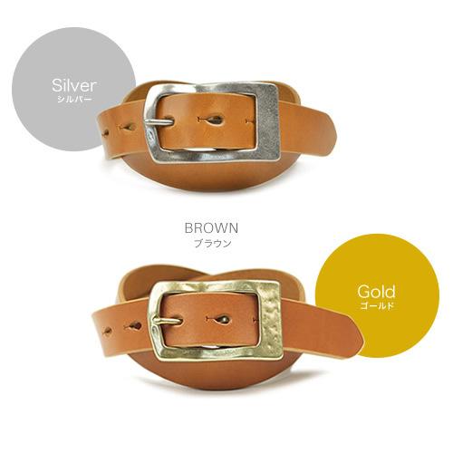 栃木レザー ベルト メンズ カジュアル 日本製 真鍮 革 クリーム 付き