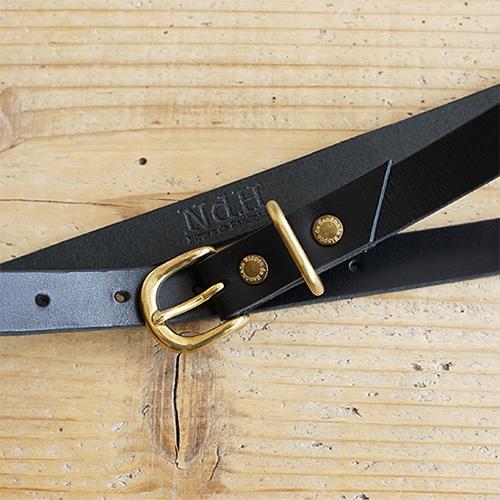 ベルト レディース 日本製 たつのレザー 本革 ゴールドバックル 真鍮