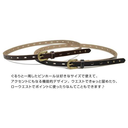 ベルト レディース メンズ 本革ベルト Lee リー 牛革 1 5cm幅 細い カジュアル スタッズ Blle0015 ベルト専門店ベルトラボ Yahoo 店 通販 Yahoo ショッピング