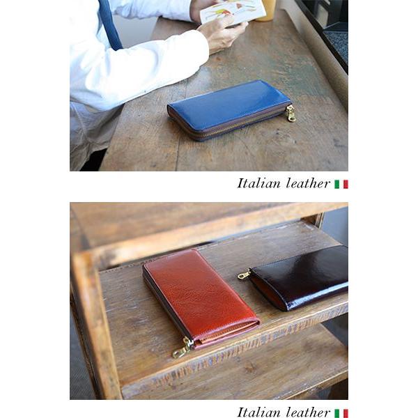 財布 メンズ レディース 長財布 イタリアンレザー イタリア牛革 本革 上品 ギフト | ブランド登録なし | 01