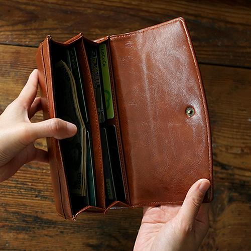 財布 長財布 レディース メンズ 大きい イタリアンレザー 本革財布 カジュアル 大人かわいい ギフト | ブランド登録なし | 11