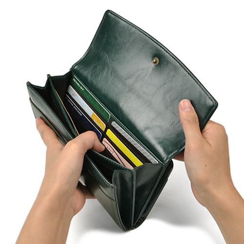 財布 長財布 レディース メンズ 大きい イタリアンレザー 本革財布 カジュアル 大人かわいい ギフト | ブランド登録なし | 15