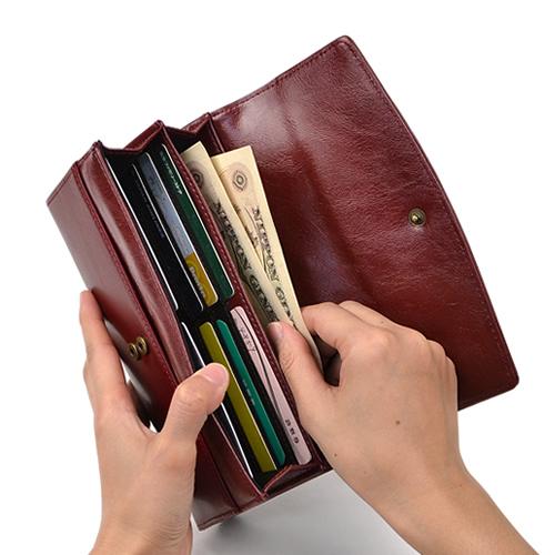 財布 長財布 レディース メンズ 大きい イタリアンレザー 本革財布 カジュアル 大人かわいい ギフト | ブランド登録なし | 16