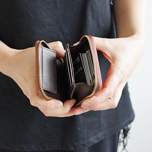 財布 二つ折り財布 小銭入れ レディース メンズ ヤク革 ヤクレザー 本