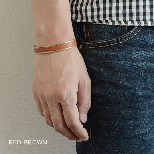 栃木レザー レザーブレスレット バングル メンズ レディース 本革 日本