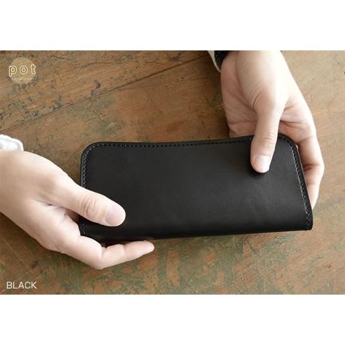 財布 メンズ 長財布 レディース 革財布 日本製 栃木レザー 牛革 バイカーズウォレット pot ポット | ブランド登録なし | 08