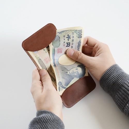財布 二つ折り お札入れ メンズ レディース 本革 栃木レザー 日本製 