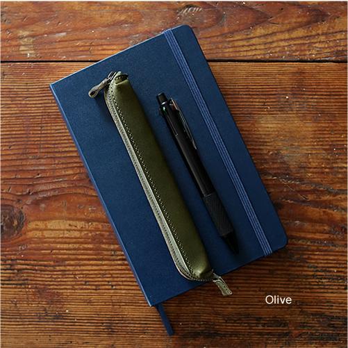 ペンケース 栃木レザー 日本製 メンズ レディース 本革 レザー 一本