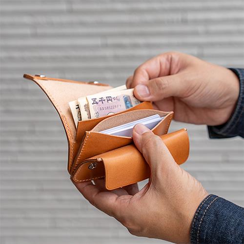 財布 メンズ トラッカーウォレット 本革 栃木レザー 日本製 コンパクト