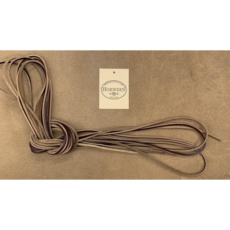 革紐 革ひも 米国製 クロムエクセル 細紐 平紐 靴紐 ブーツ紐 シューレース メンズ 送料無料 ３ミリ 牛革 本革 レザー 自社生産 日本製 ３本セット 3 Horw Chrom Cord 3 Okuda Belt Web Market 通販 Yahoo ショッピング