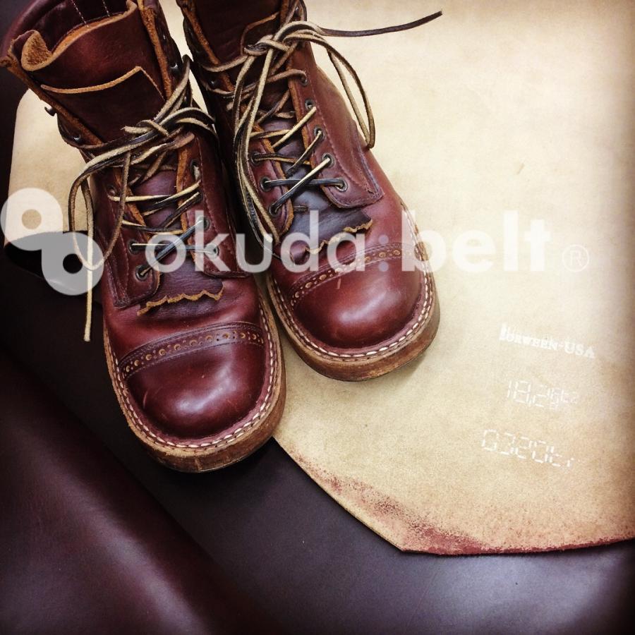 革紐 革ひも 米国製 クロムエクセル 細紐 平紐 靴紐 ブーツ紐 シューレース メンズ 送料無料 ３ミリ 牛革 本革 レザー 自社生産 日本製 ３本セット 3 Horw Chrom Cord 3 Okuda Belt Web Market 通販 Yahoo ショッピング