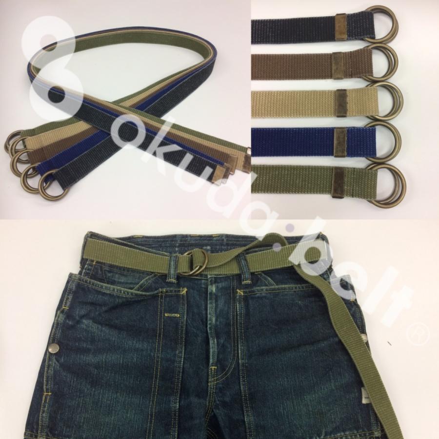 2lサイズ ベルト メンズ ダブルリングベルト 32ミリ ガチャベルト コットン 140センチ 男女兼用 日本製 ベルト 布ベルト Giベルトおしゃれ 32 Wring Gi 140 Okuda Belt Web Market 通販 Yahoo ショッピング