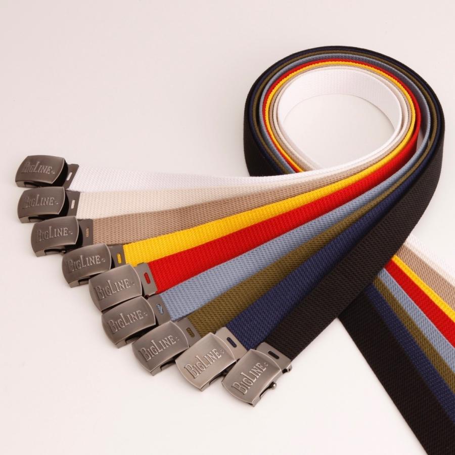 ガチャベルト GIベルト 32ミリ幅 メンズ ベルト 布ベルト BIGLINE 黒