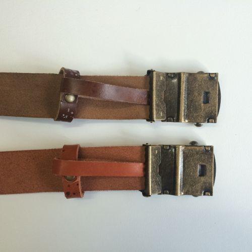 ベルト メンズ 栃木レザー ガチャベルト 32ミリ幅 レザーベルト 牛革