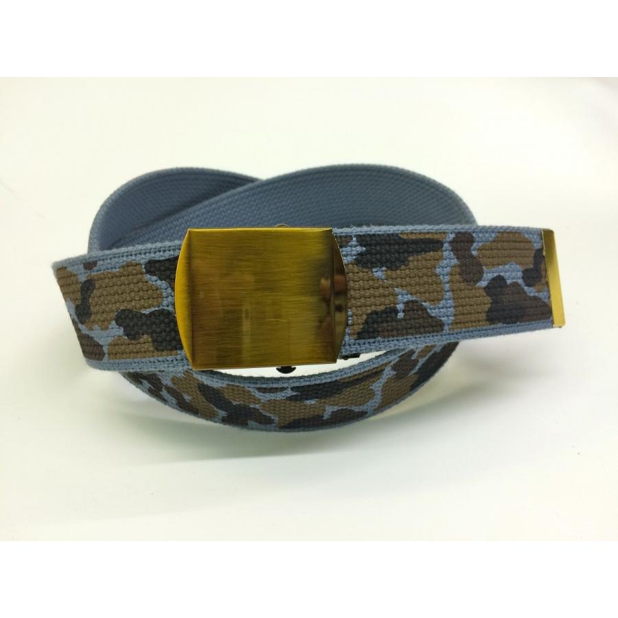 ガチャベルト GIベルト 40ミリ メンズ ベルト 布ベルト 迷彩柄 カモ柄
