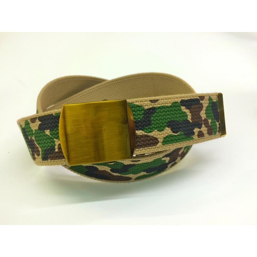 ガチャベルト GIベルト 40ミリ メンズ ベルト 布ベルト 迷彩柄 カモ柄