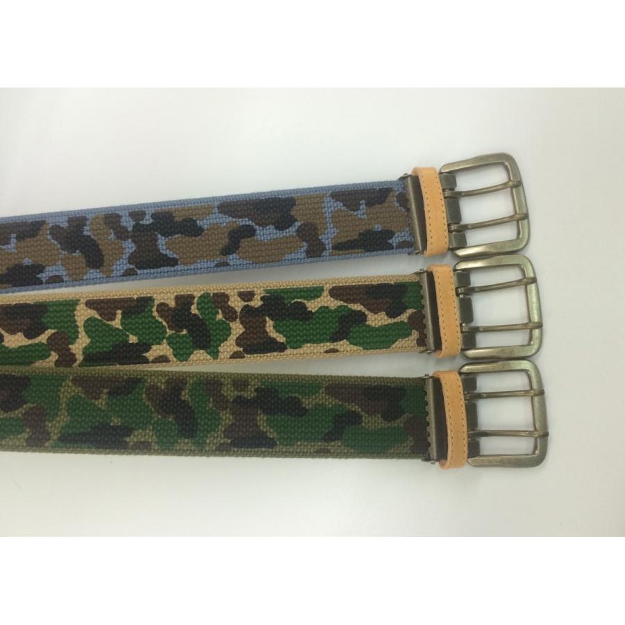 Mサイズ ベルト メンズ GI ガチャベルト 40ミリ幅 迷彩柄 ミリタリー