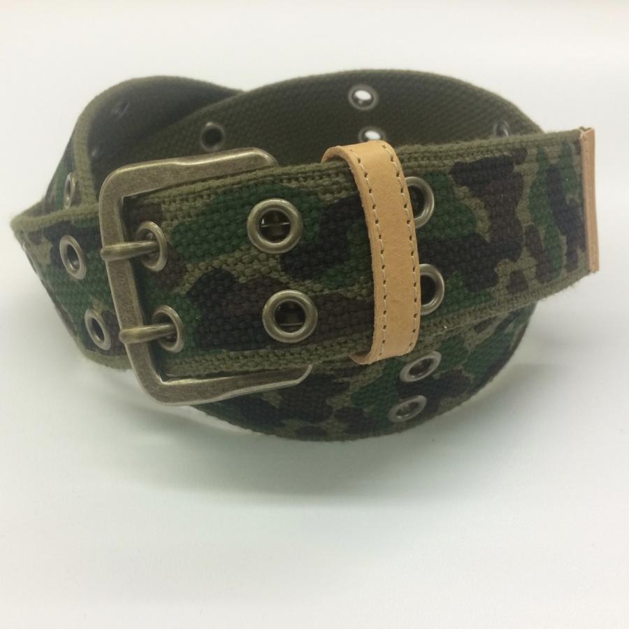 GIベルト ガチャベルト 布ベルト 40ミリ 迷彩柄 ミリタリーベルト