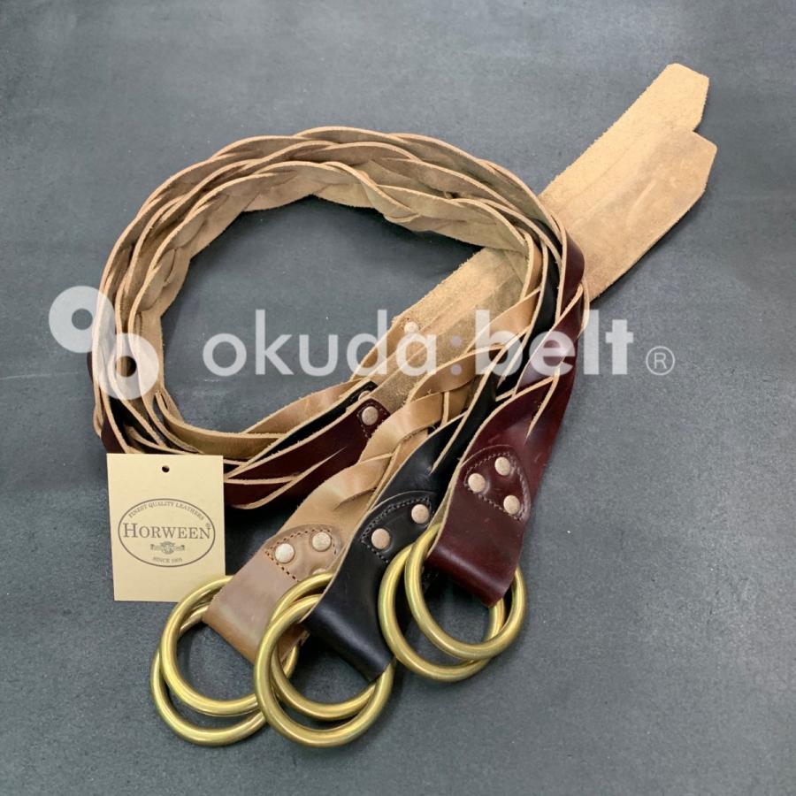 ベルト メンズ クロムエクセル 42ミリ レザーベルト ダブルリングベルト メッシュベルト 送料無料 ４３ミリ 日本製 おしゃれ ベルト 40 Horw Chrom Ringbelt Rrl Okuda Belt Web Market 通販 Yahoo ショッピング