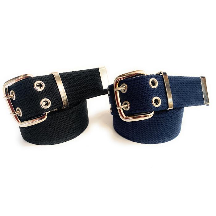 【フルサイズ展開】 40ミリ幅 綿 Wピン ２ピン ダブルピンベルト コットン 作業用 作業ベルト 工場 土木 建築 林業 漁業 農業 電気 警備 日本製 200円でお届け |  | 14