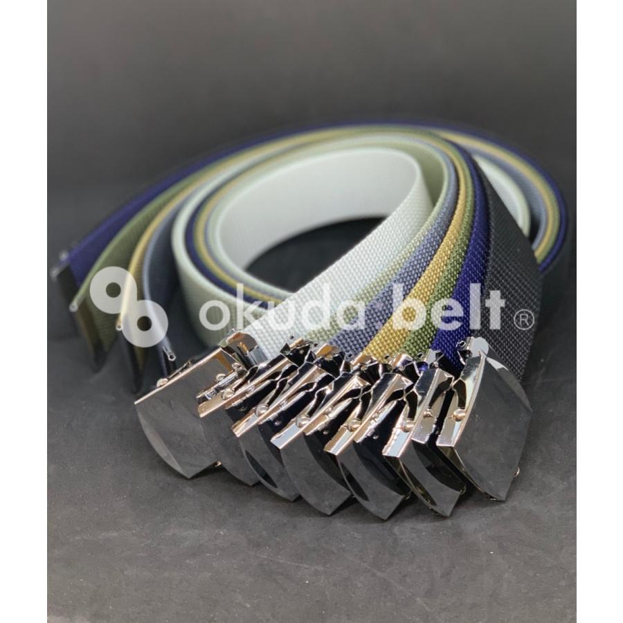 40ミリ幅 作業用 ガチャベルト GIベルト ワークベルト メンズ ナイロン