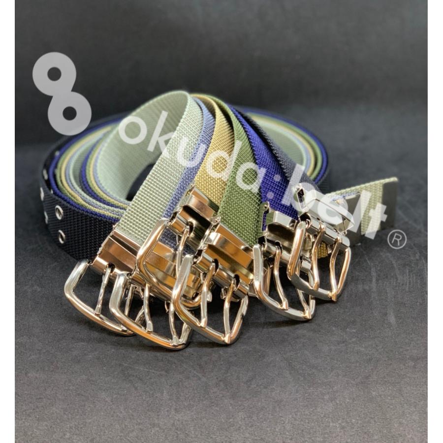 40ミリ幅 作業ベルト ダブルピン 作業用 ワークベルト 120cm ナイロン