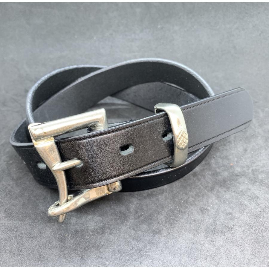 ベルト 栃木レザー 30ミリ クイックリリースバックル ファイヤーマン